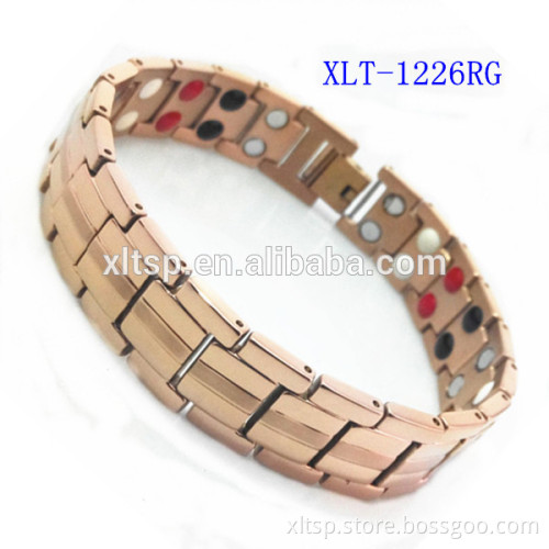 New arrival bracelet jewelry blue plated germanium titanium sports energy bracelet